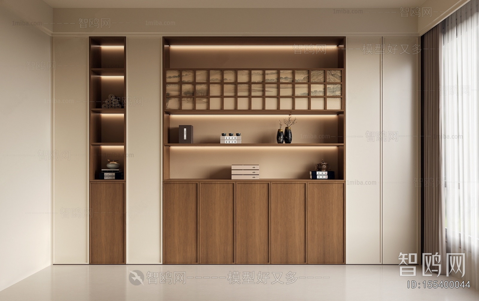 New Chinese Style Bookcase