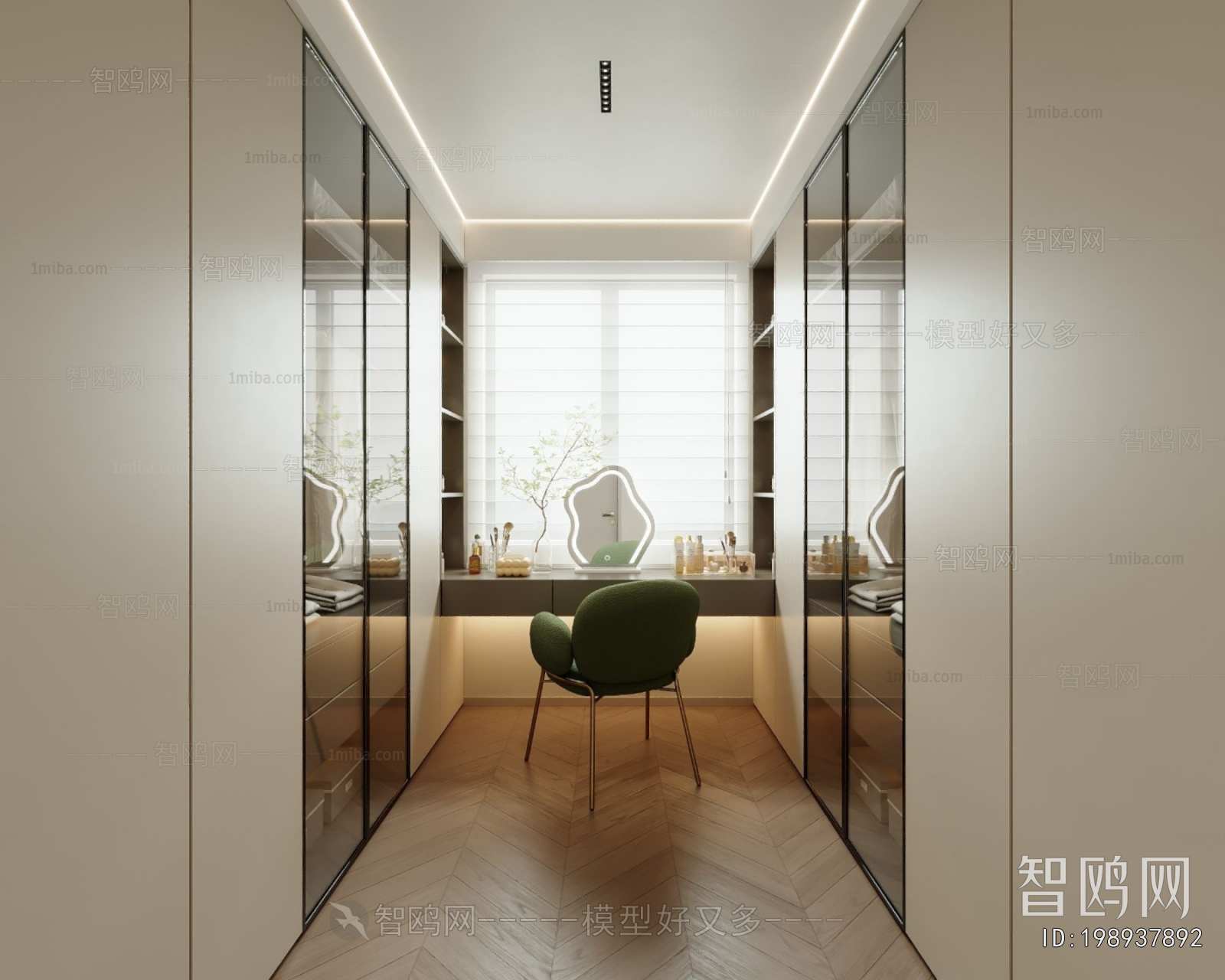 Modern Clothes Storage Area