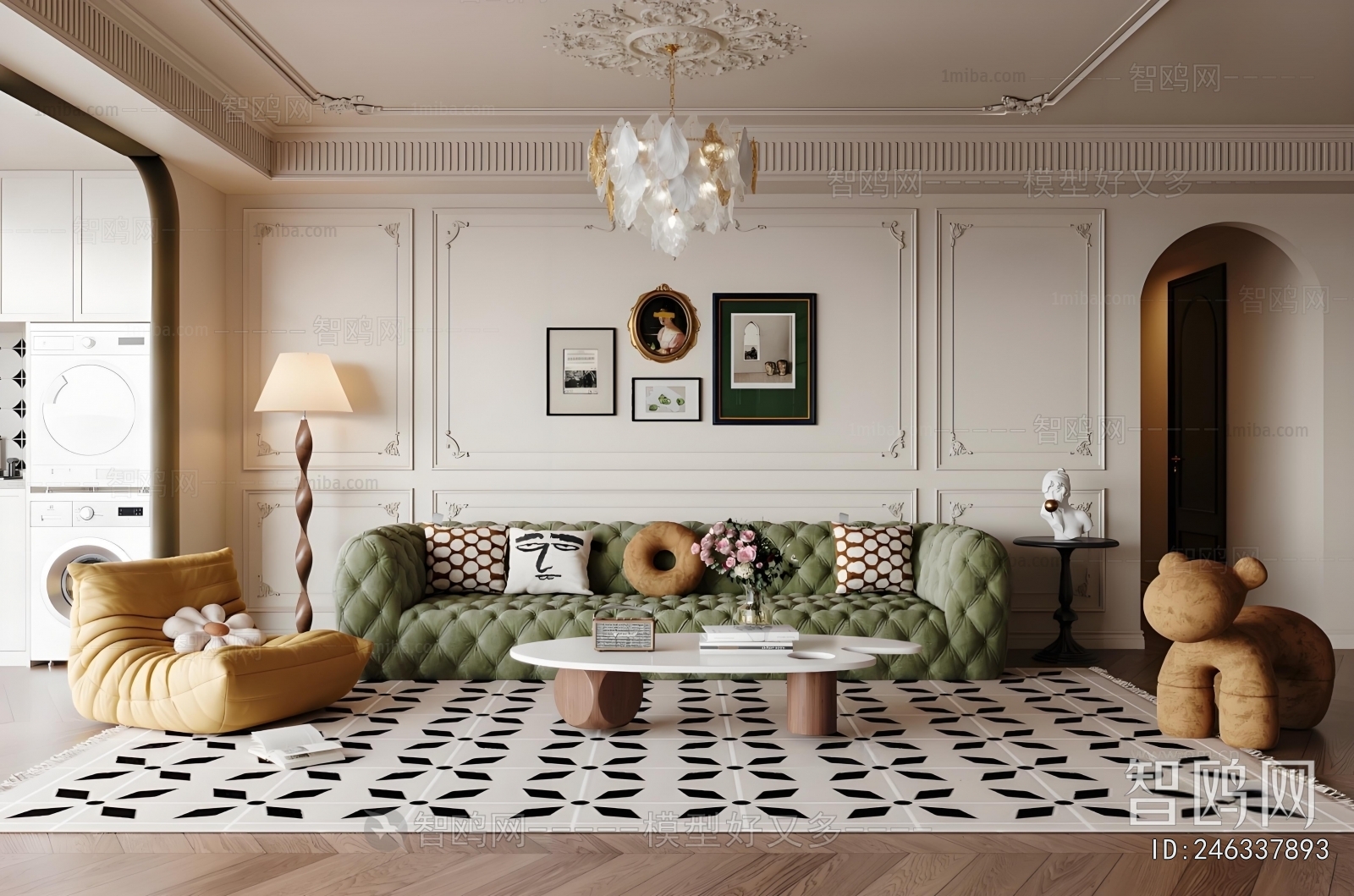 French Style A Living Room