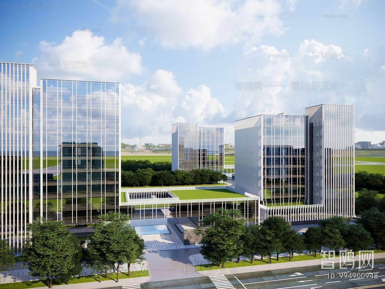 Modern Appearance Of Commercial Building