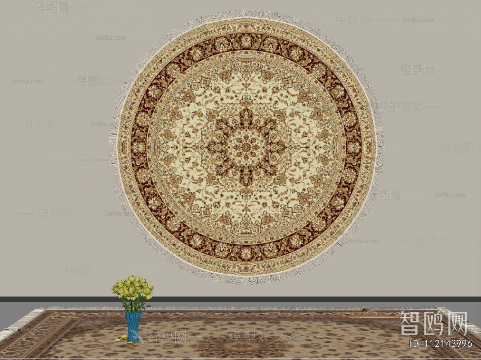 European Style Circular Carpet