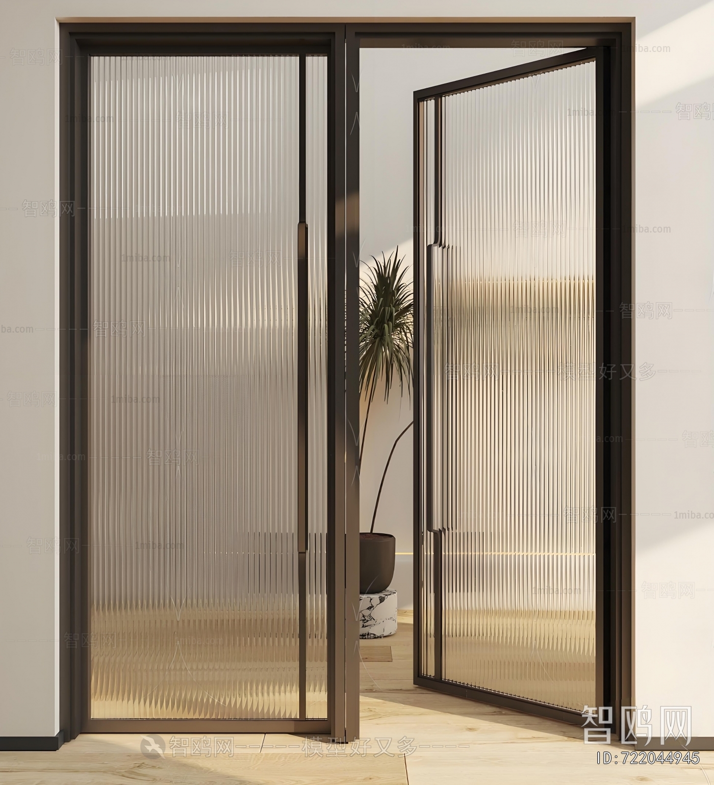 Modern Double Door