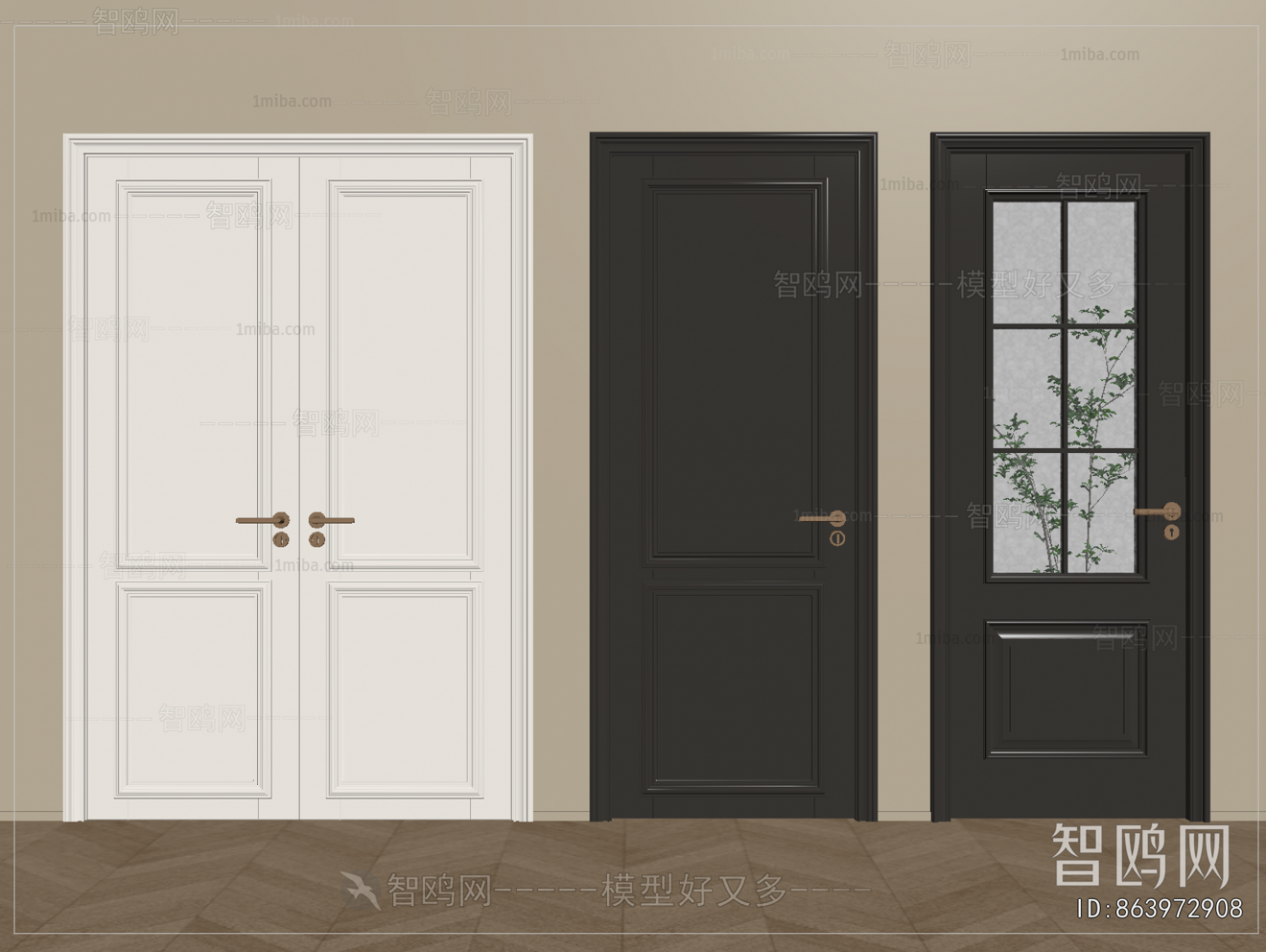 French Style Single Door