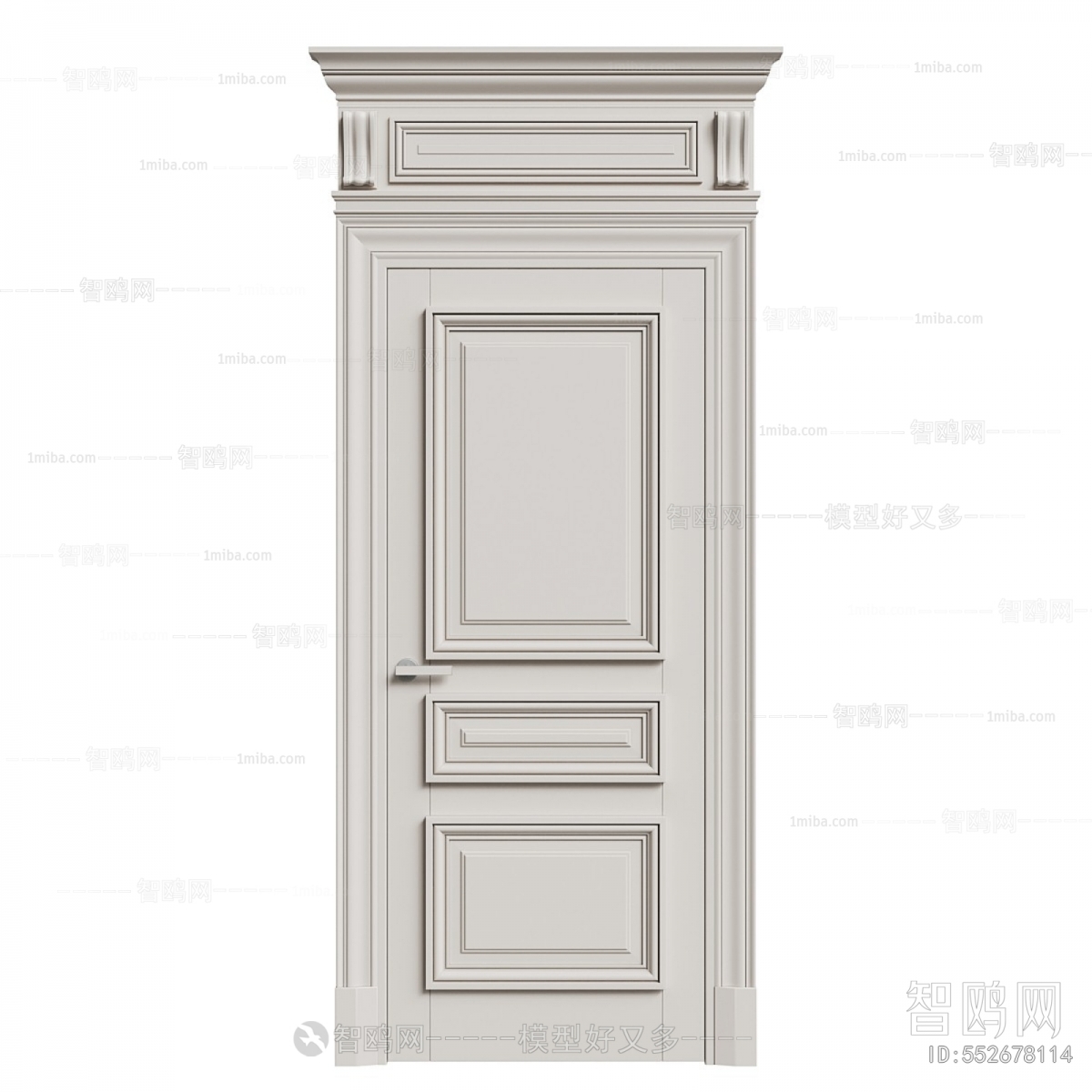 Simple European Style Single Door