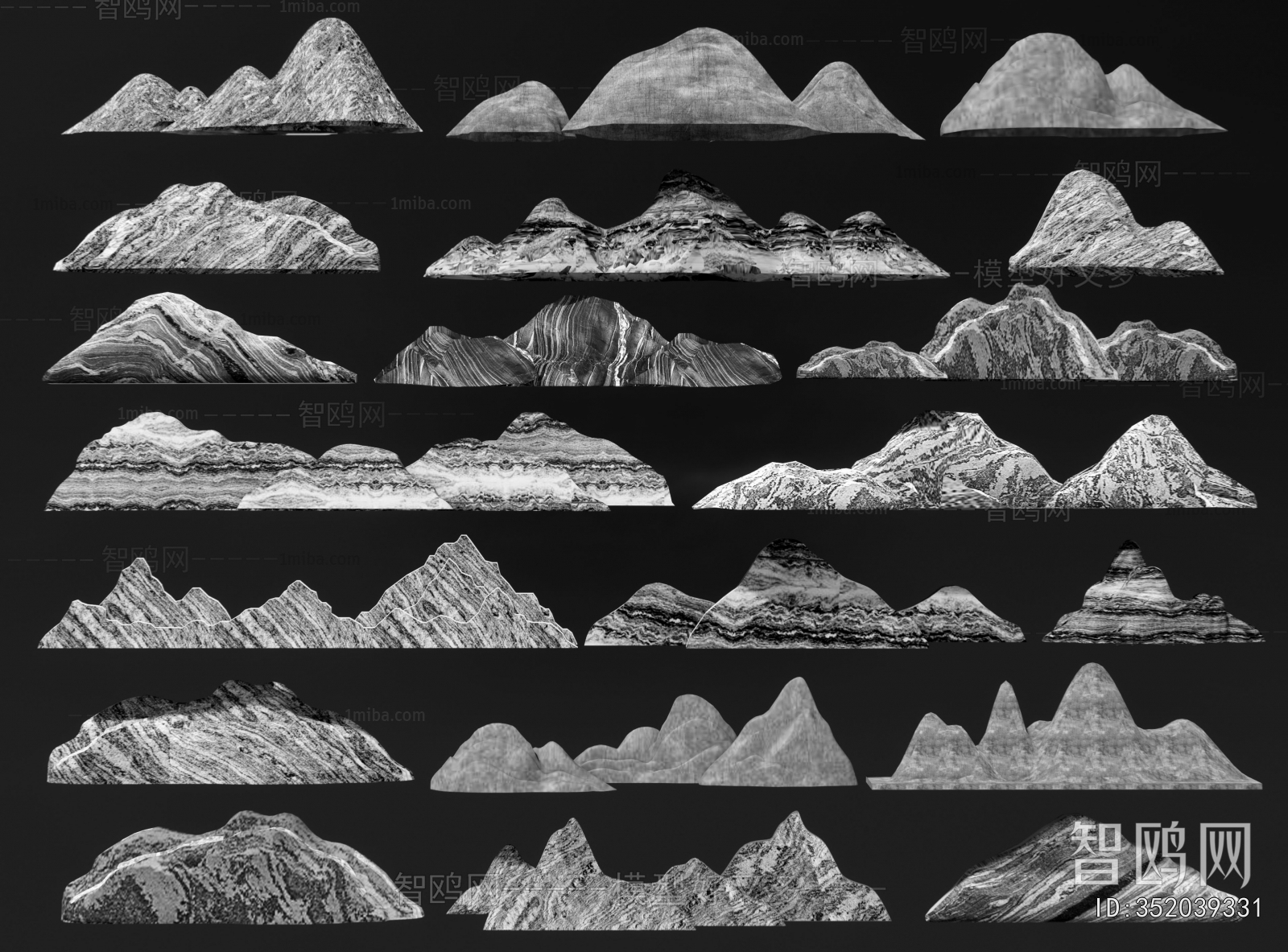 New Chinese Style Rockery Waterscape