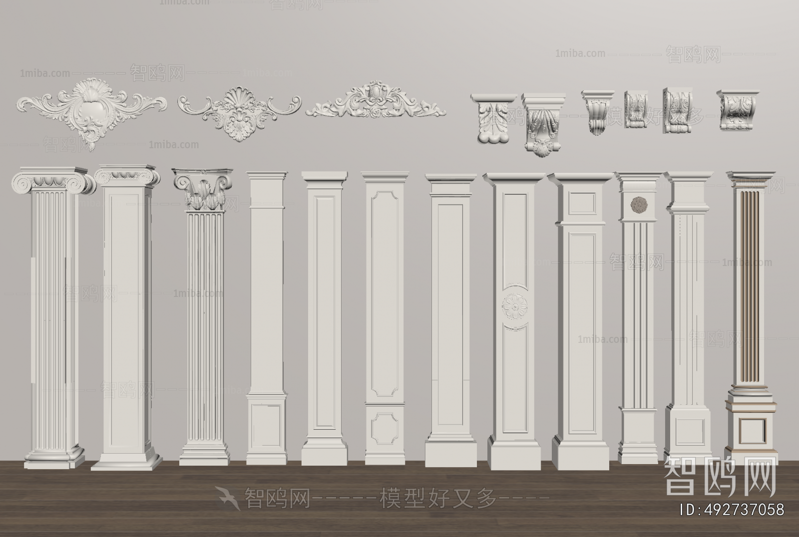 European Style Roman Pillar