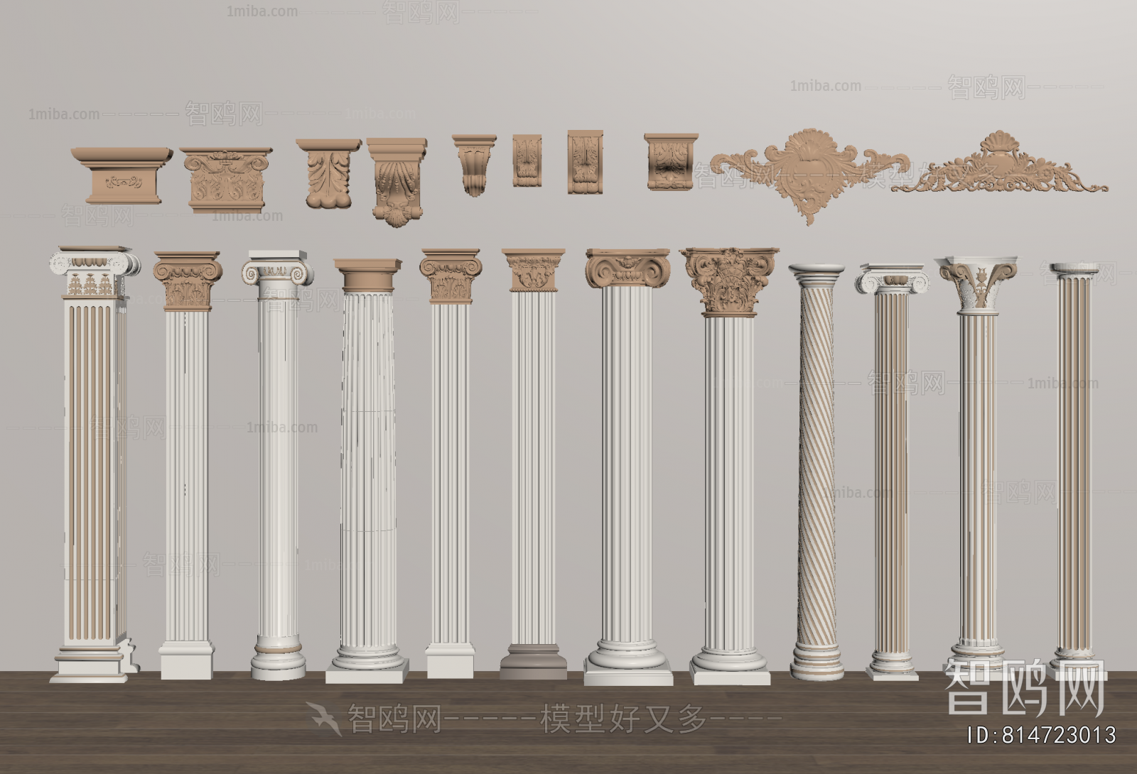European Style Roman Pillar