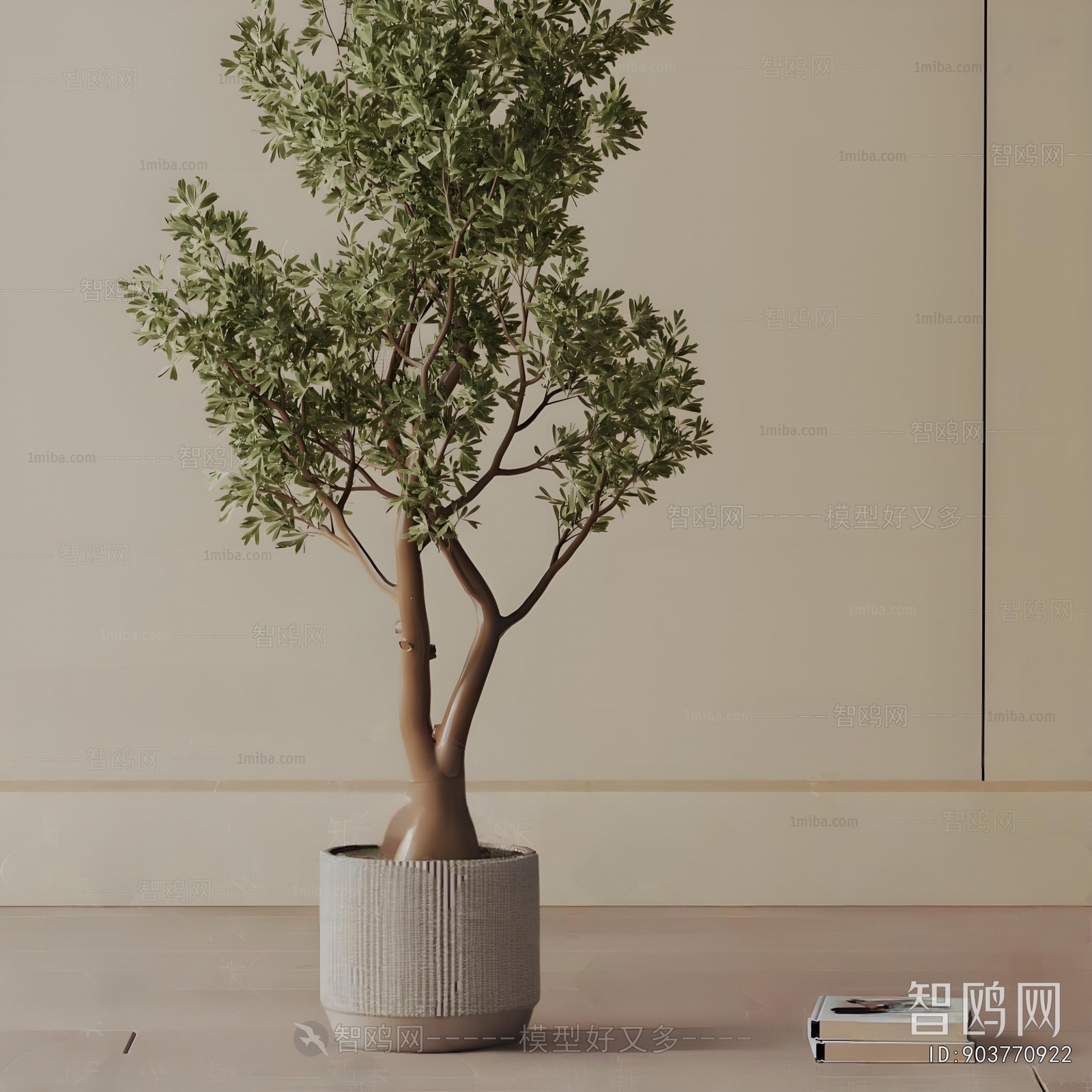 Modern Ground Green Plant Potted Plants