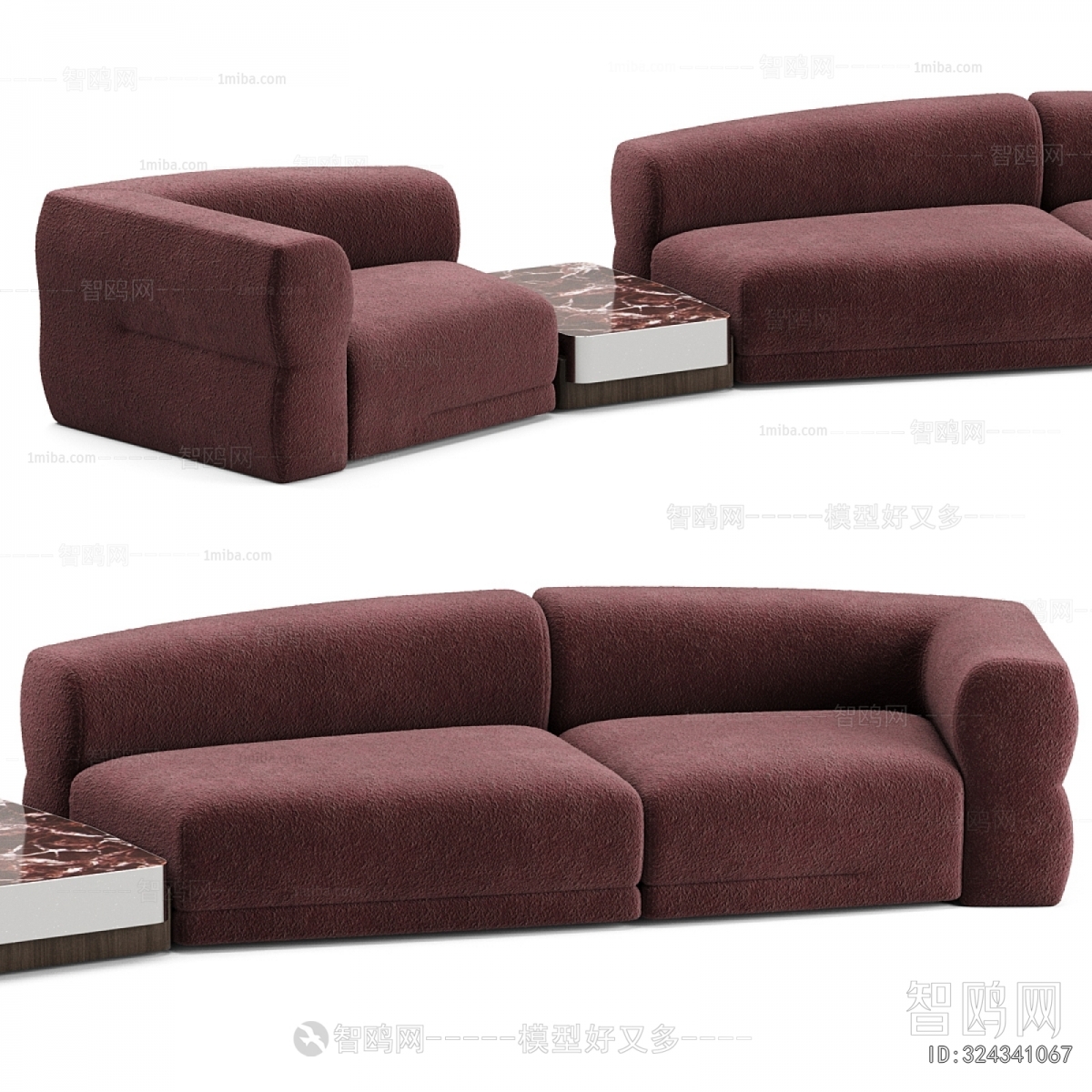 Modern Curved Sofa