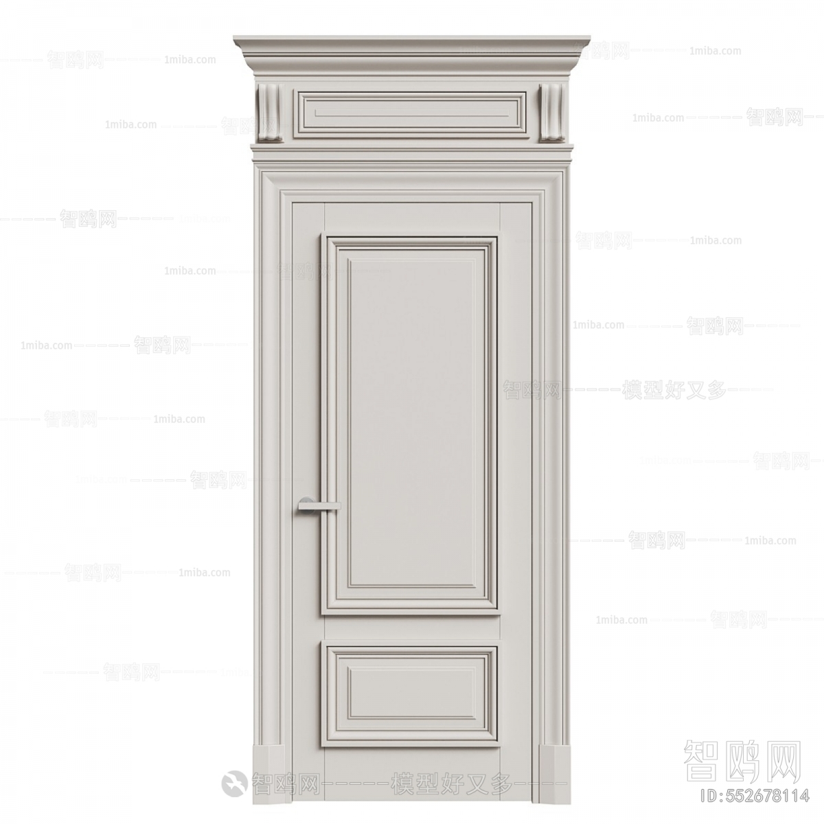 Simple European Style Single Door