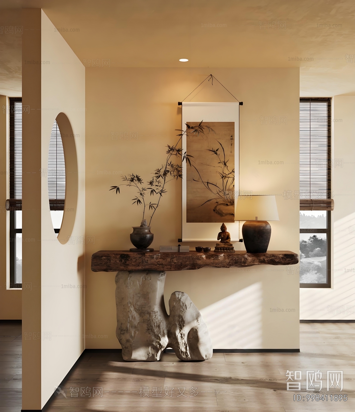 New Chinese Style Hallway