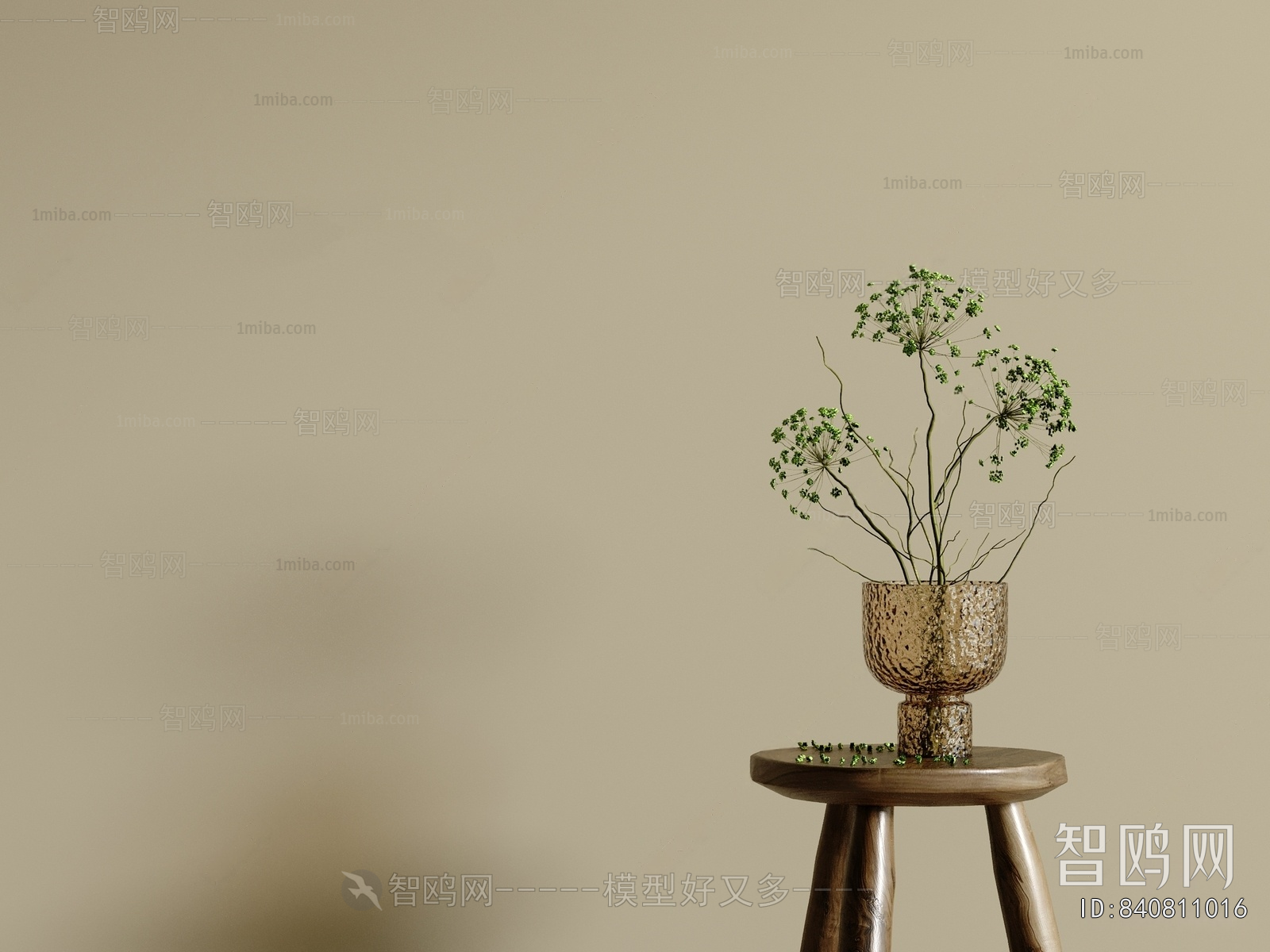 Modern Aquatic Green Plant