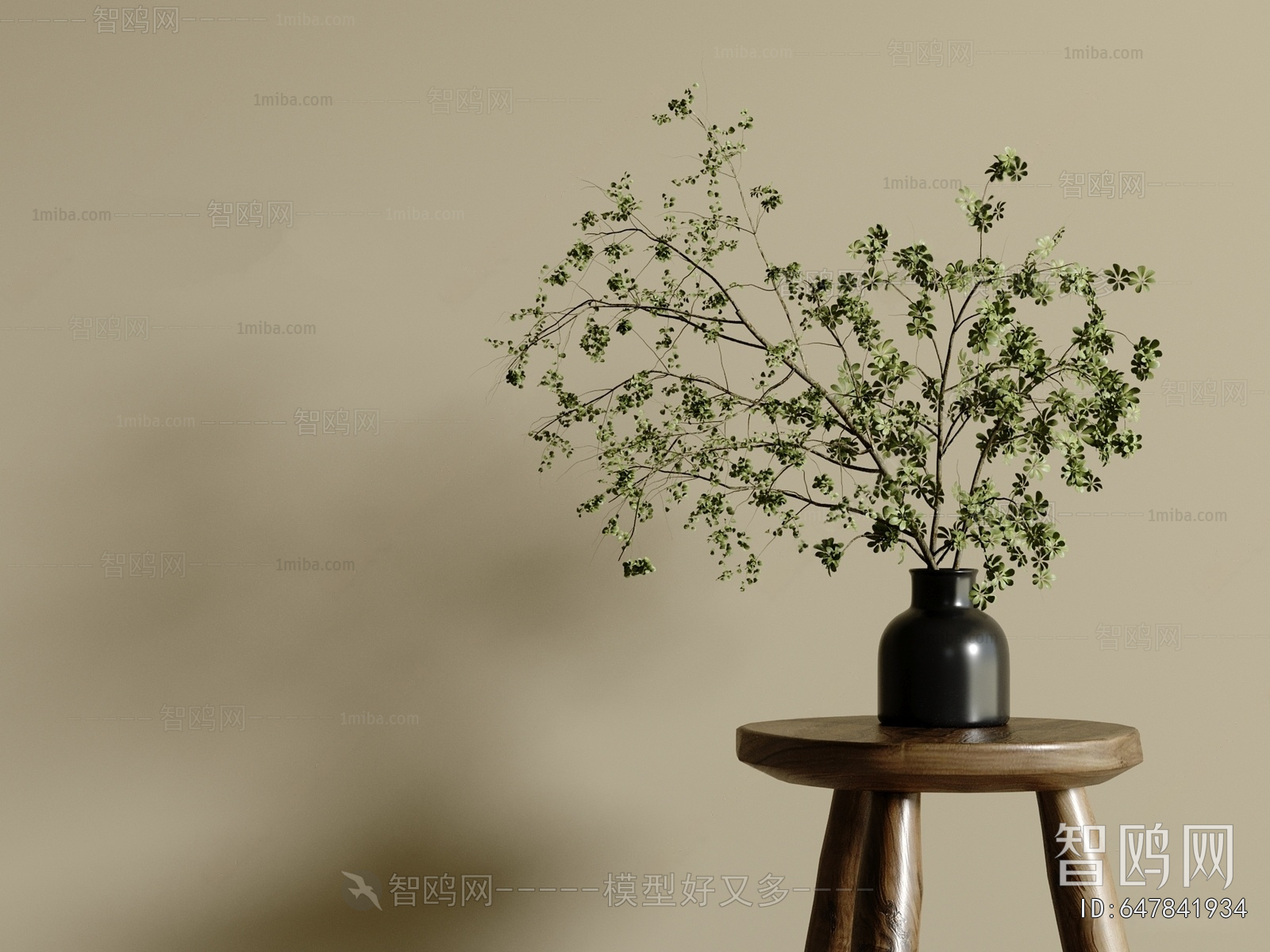 Modern Aquatic Green Plant