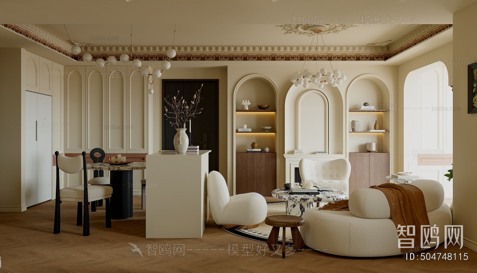 French Style A Living Room