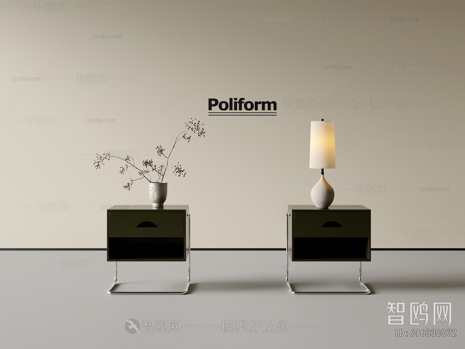 Modern Bedside Cupboard