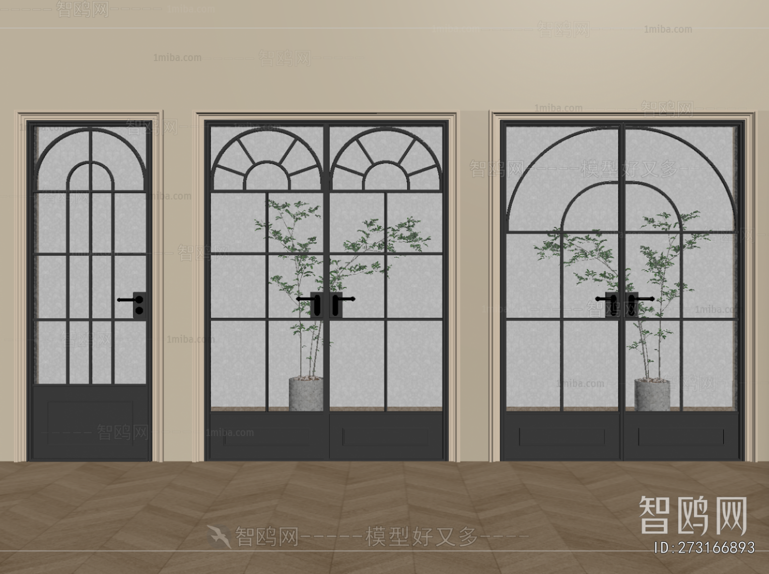 French Style Double Door