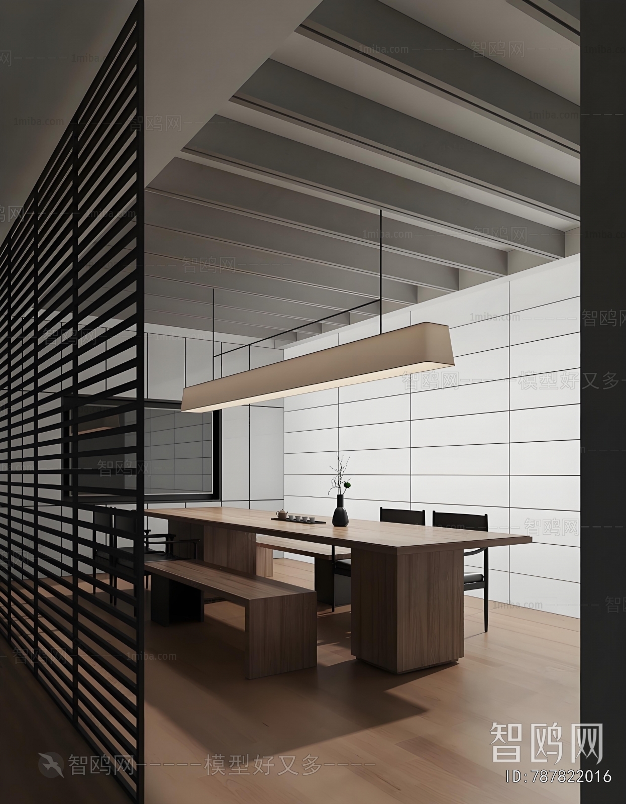 New Chinese Style Meeting Room