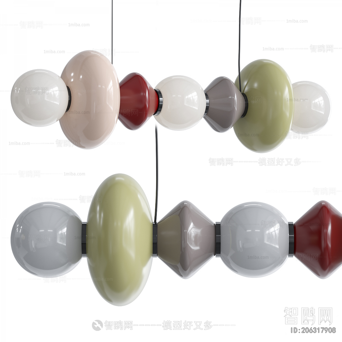 Modern Long Chandelier