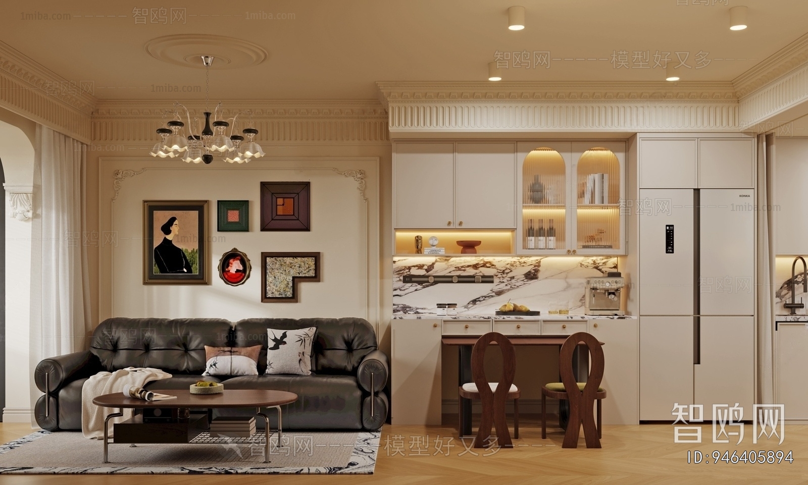 French Style A Living Room