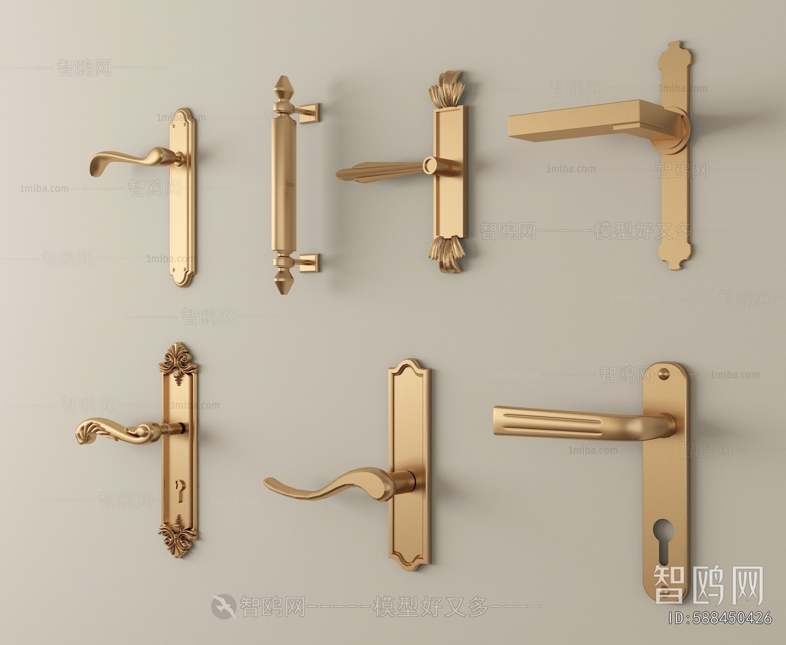 French Style Door Handle