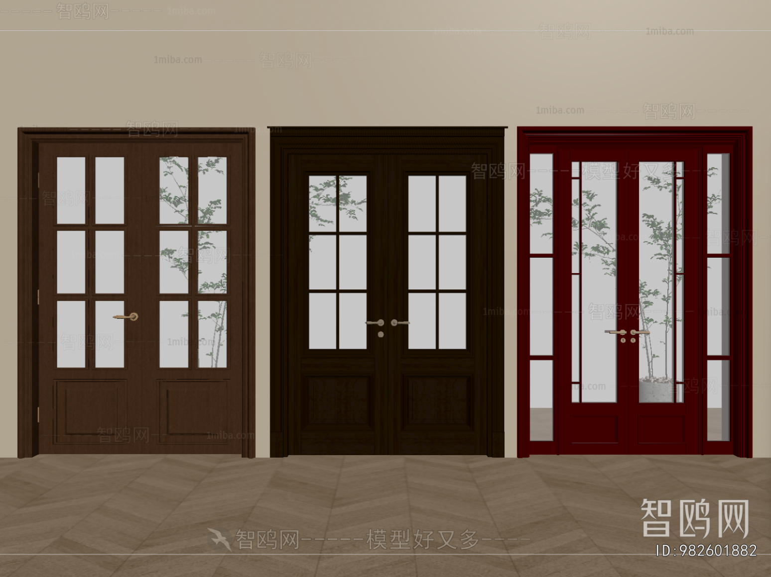 French Style Double Door