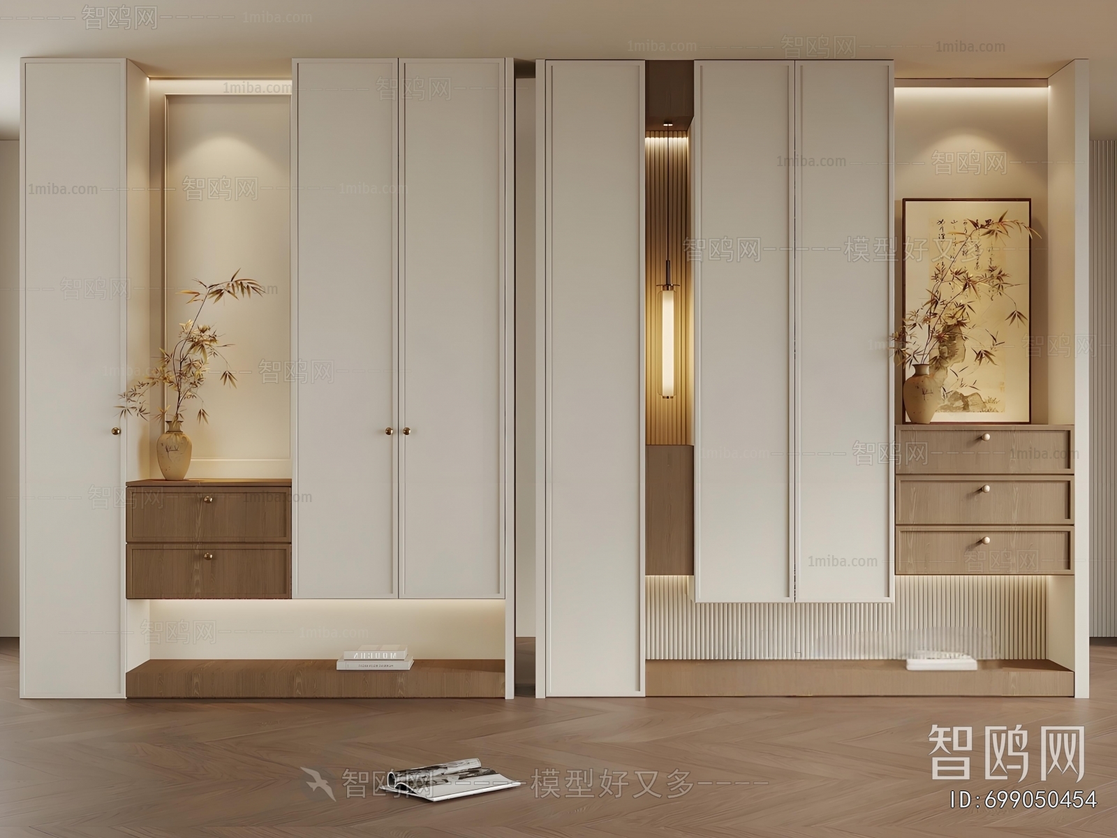 New Chinese Style Shoe Cabinet