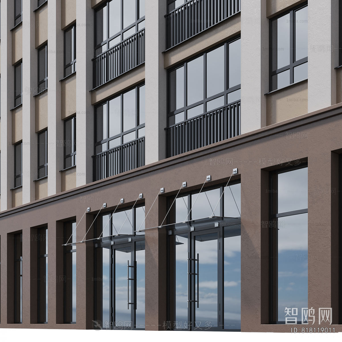 Modern Appearance Of Commercial Building