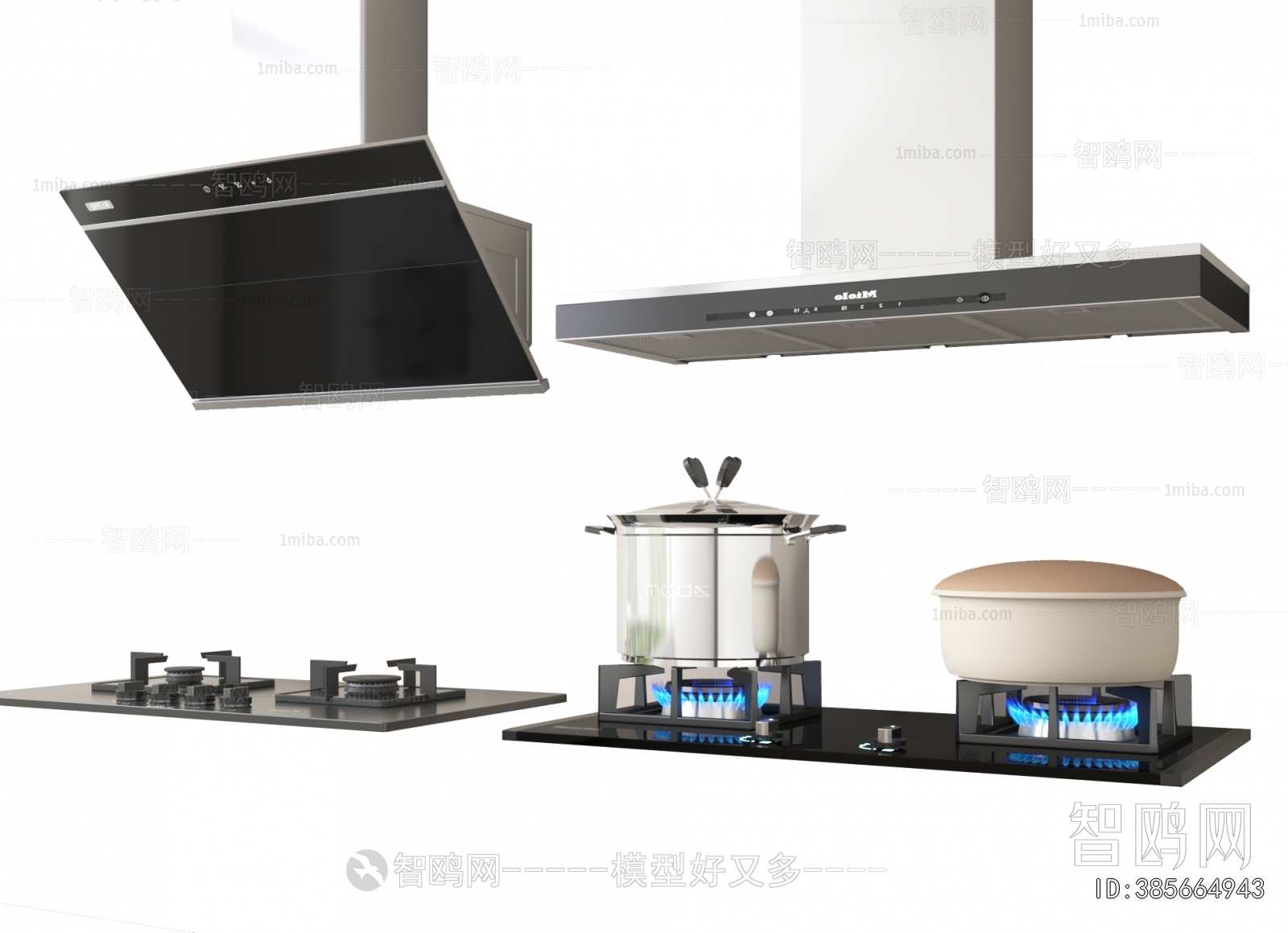 Modern Kitchen Electric Gas Range