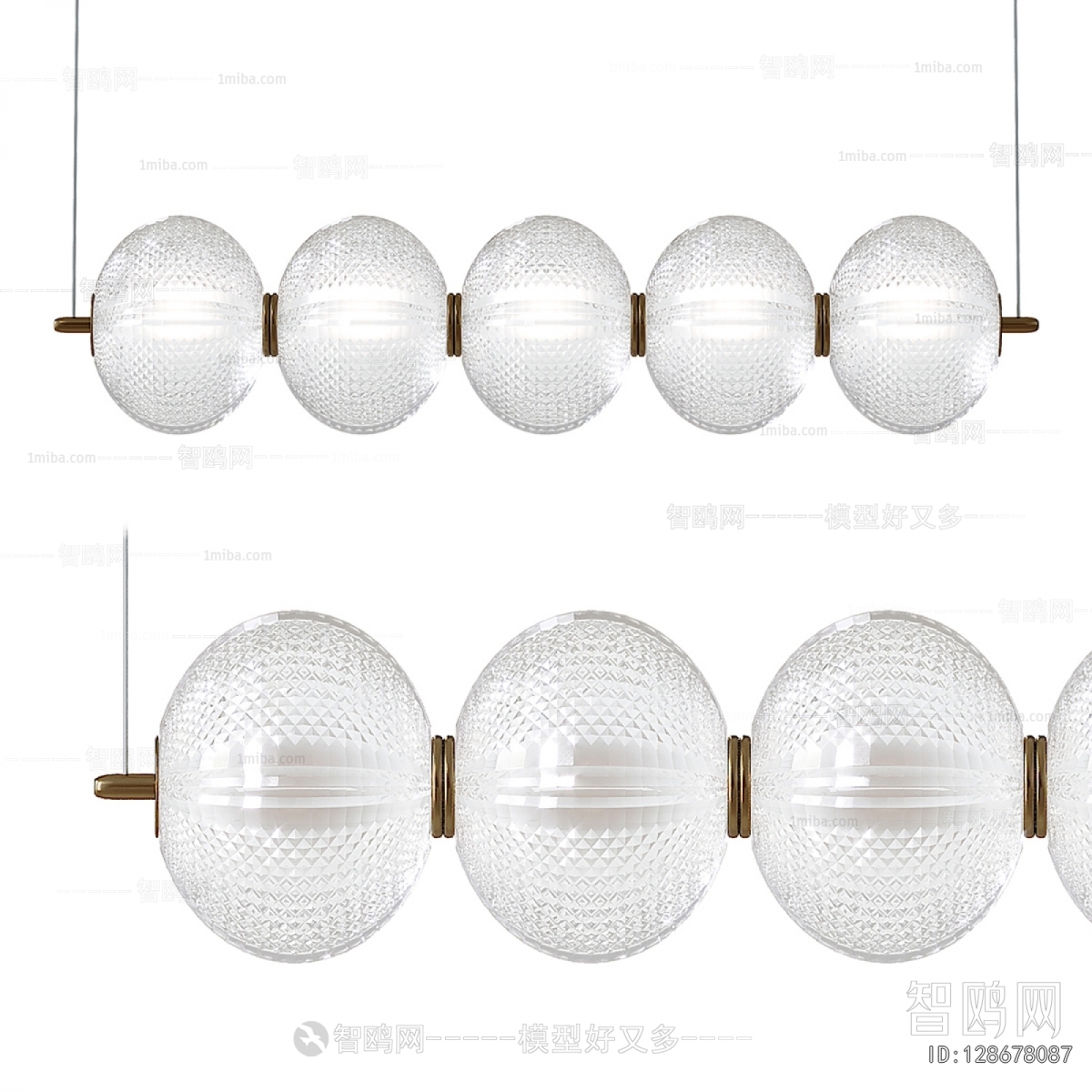 Modern Long Chandelier