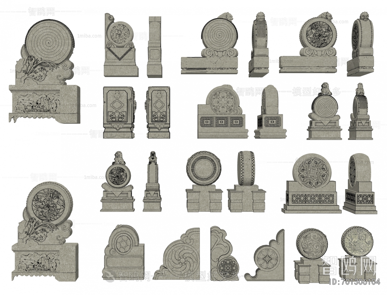 Chinese Style Stone Carving