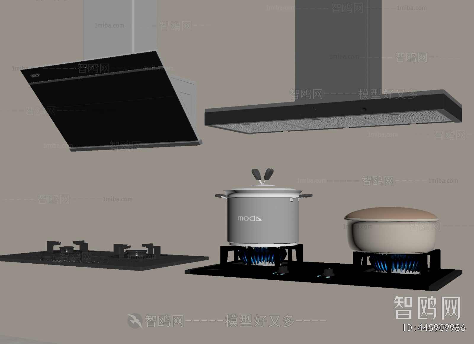 Modern Kitchen Electric Gas Range