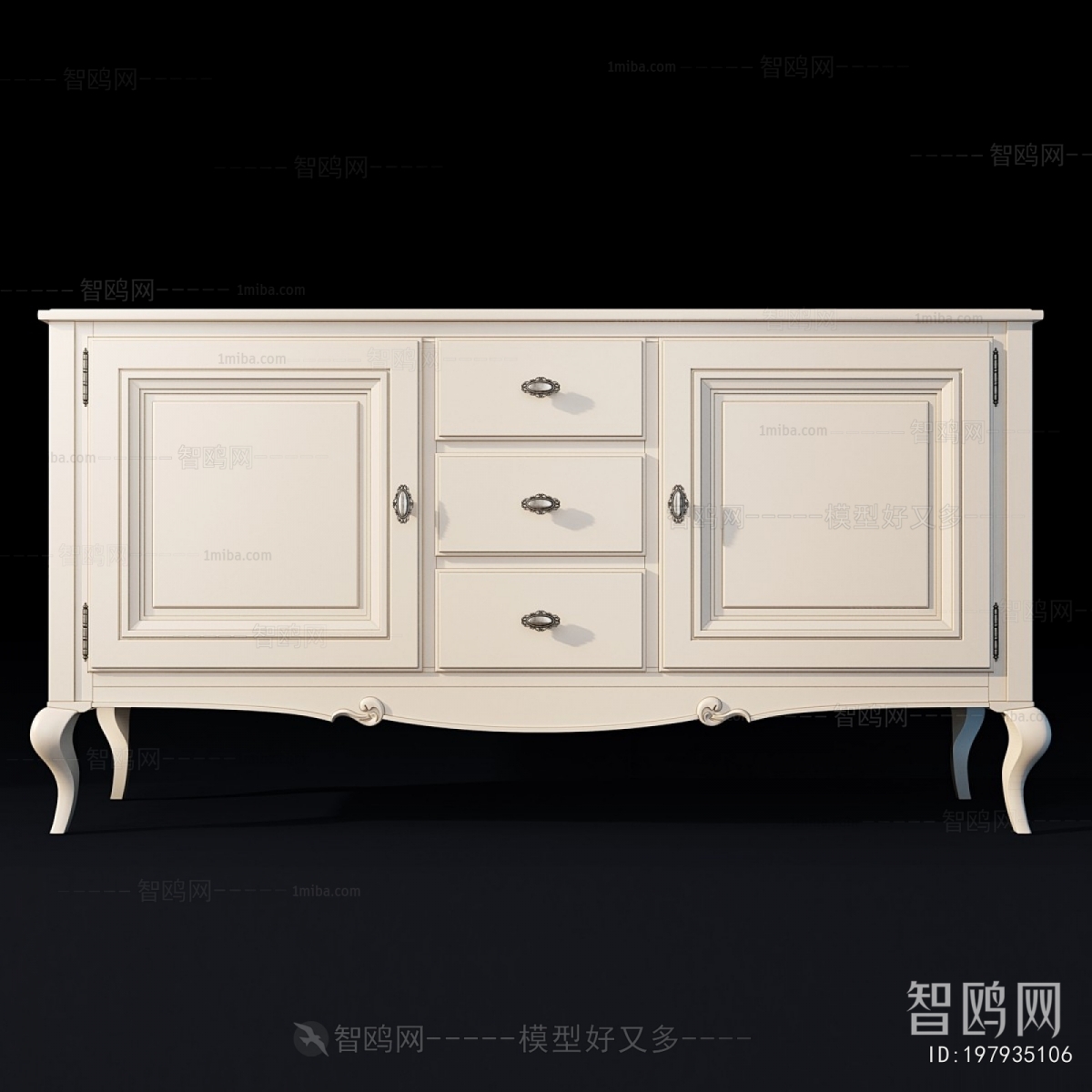 European Style Side Cabinet