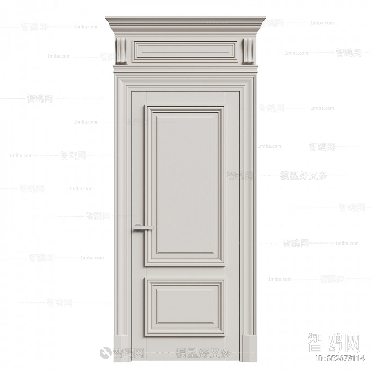 Simple European Style Single Door