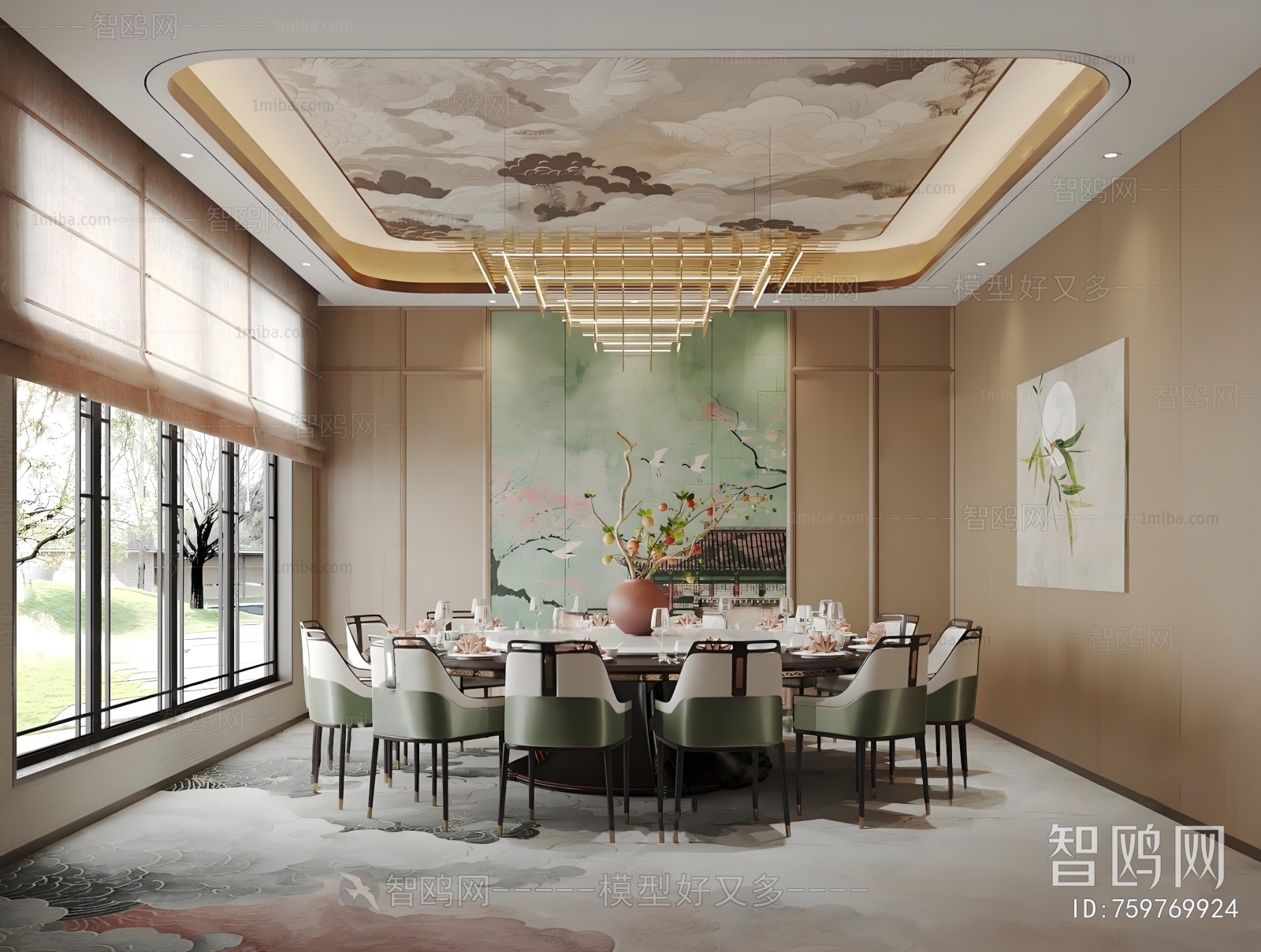 New Chinese Style Restaurant Box