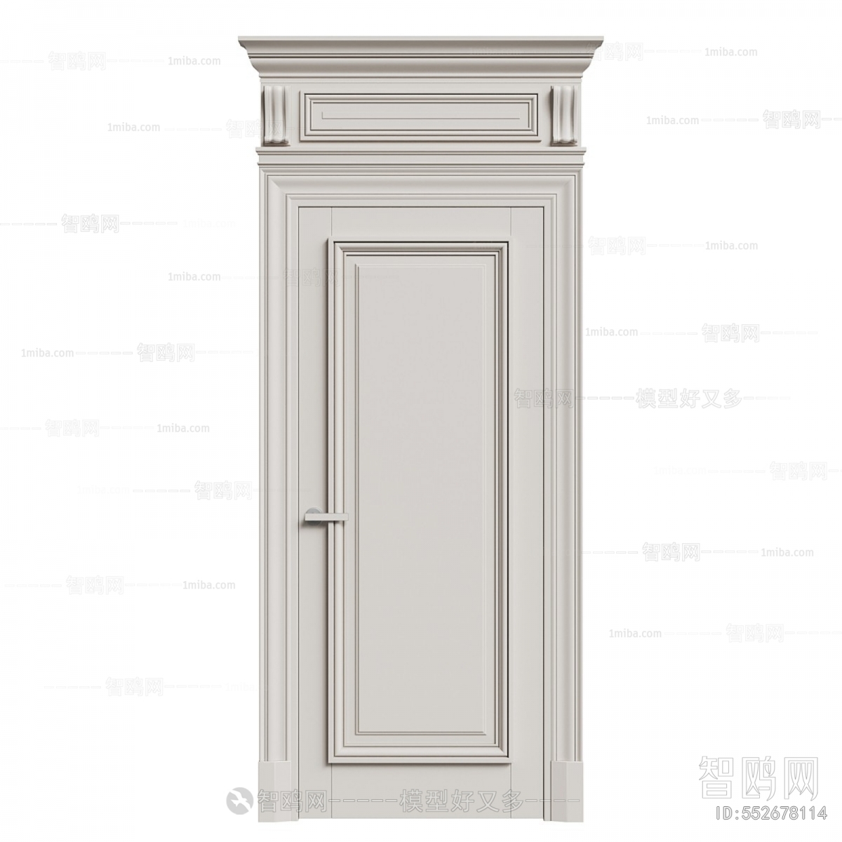 Simple European Style Single Door