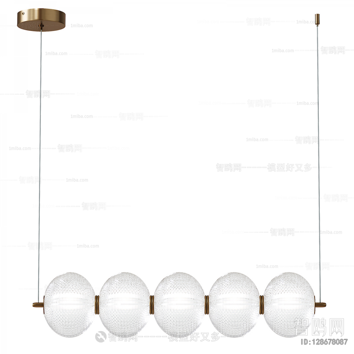 Modern Long Chandelier