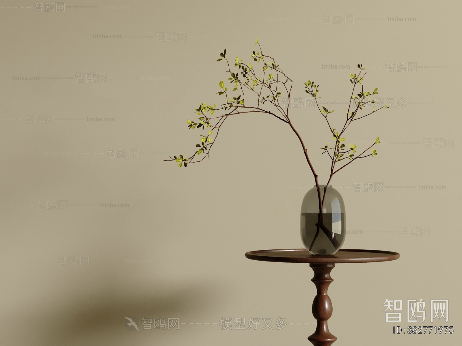 Modern Aquatic Green Plant