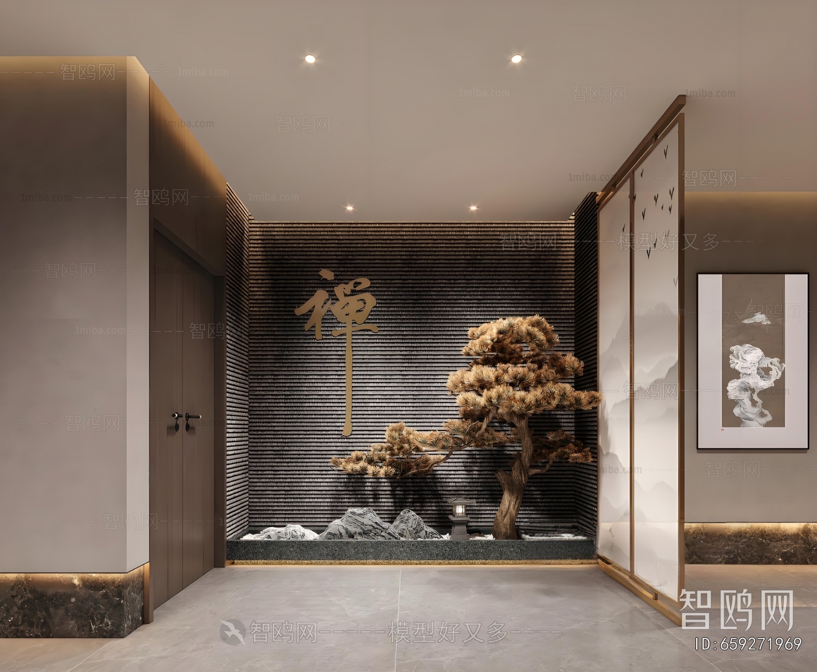 New Chinese Style Hallway