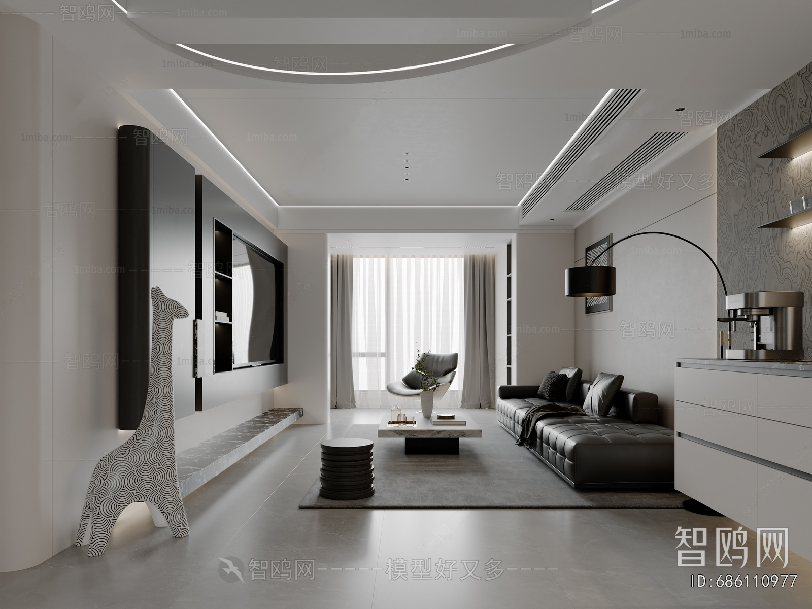 Modern A Living Room