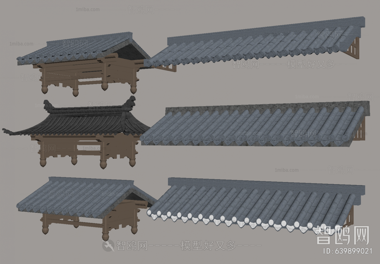 Chinese Style Building Component