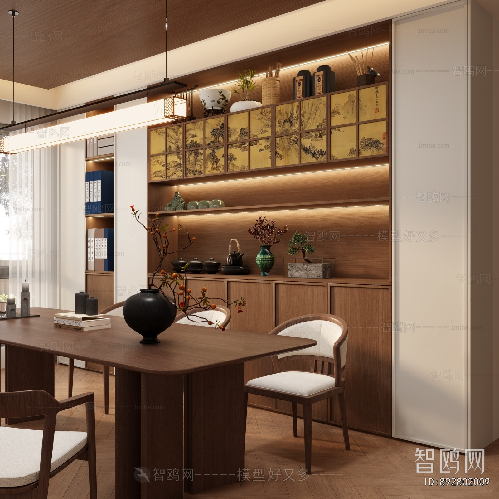 New Chinese Style Dining Room