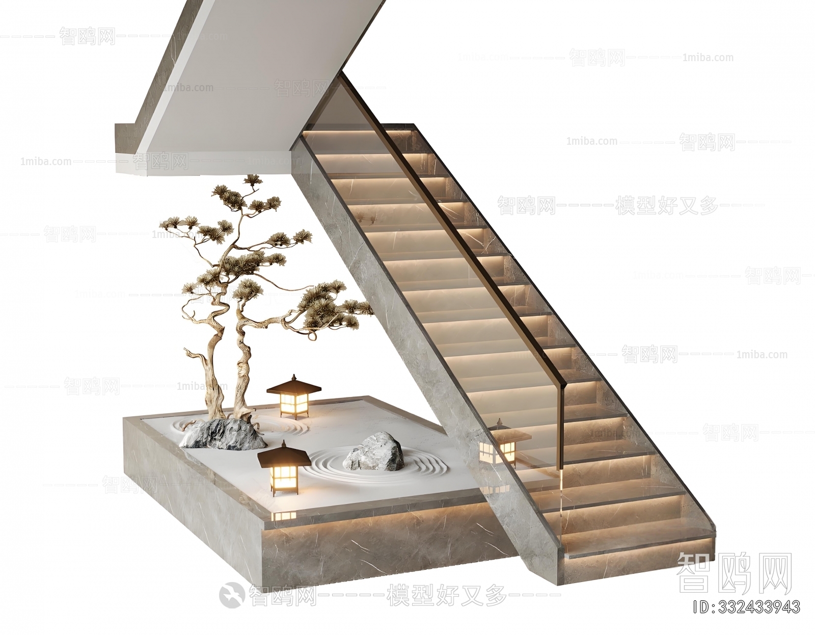 New Chinese Style Staircase