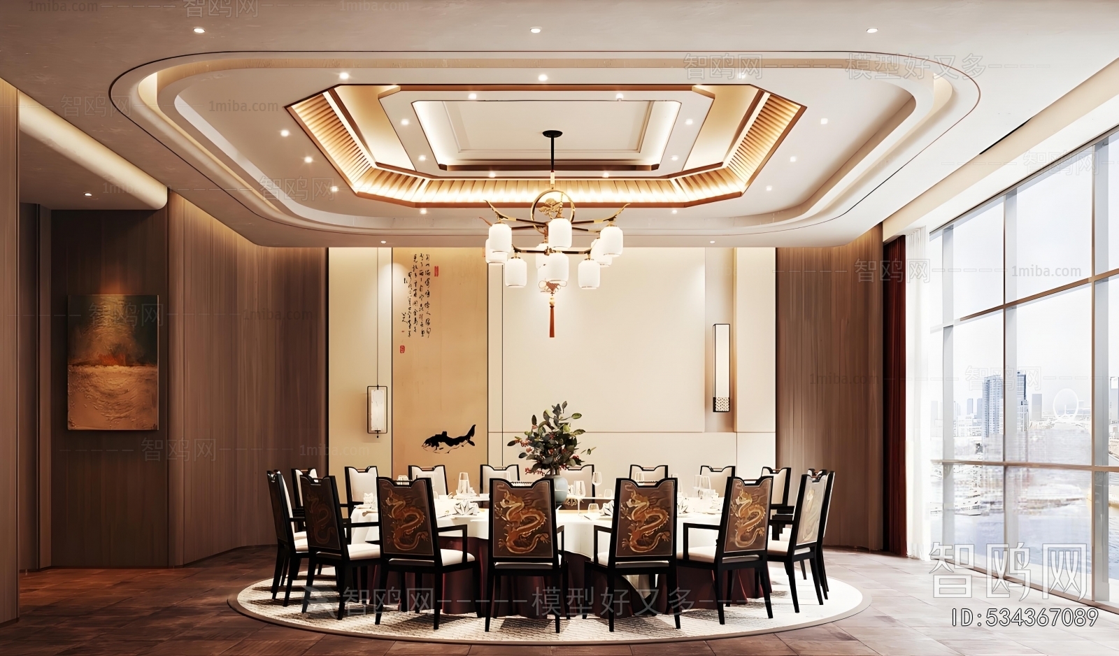 New Chinese Style Restaurant Box