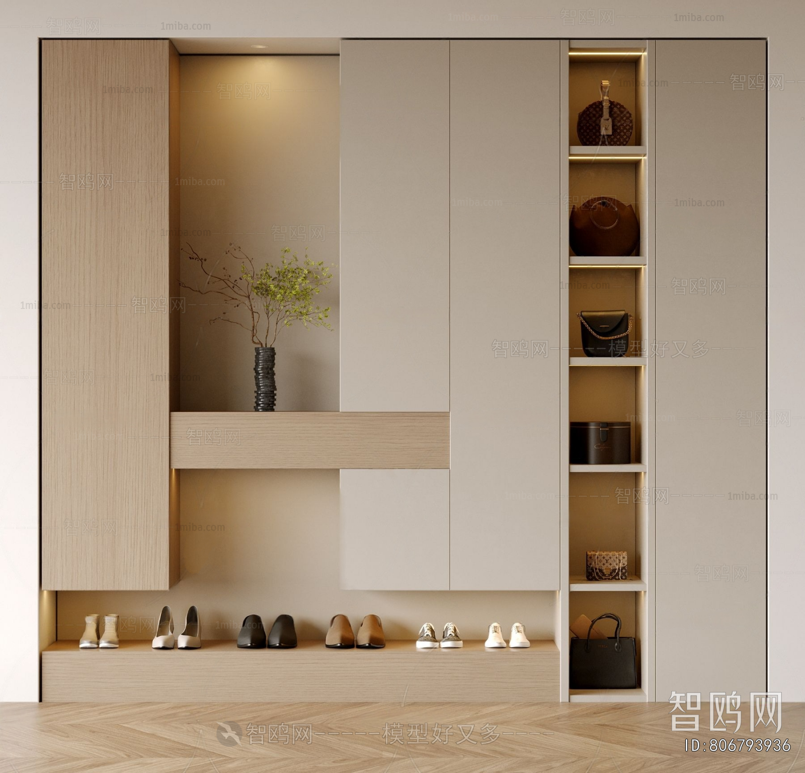 Modern Shoe Cabinet