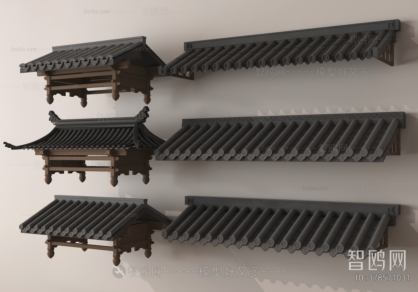 Chinese Style Building Component