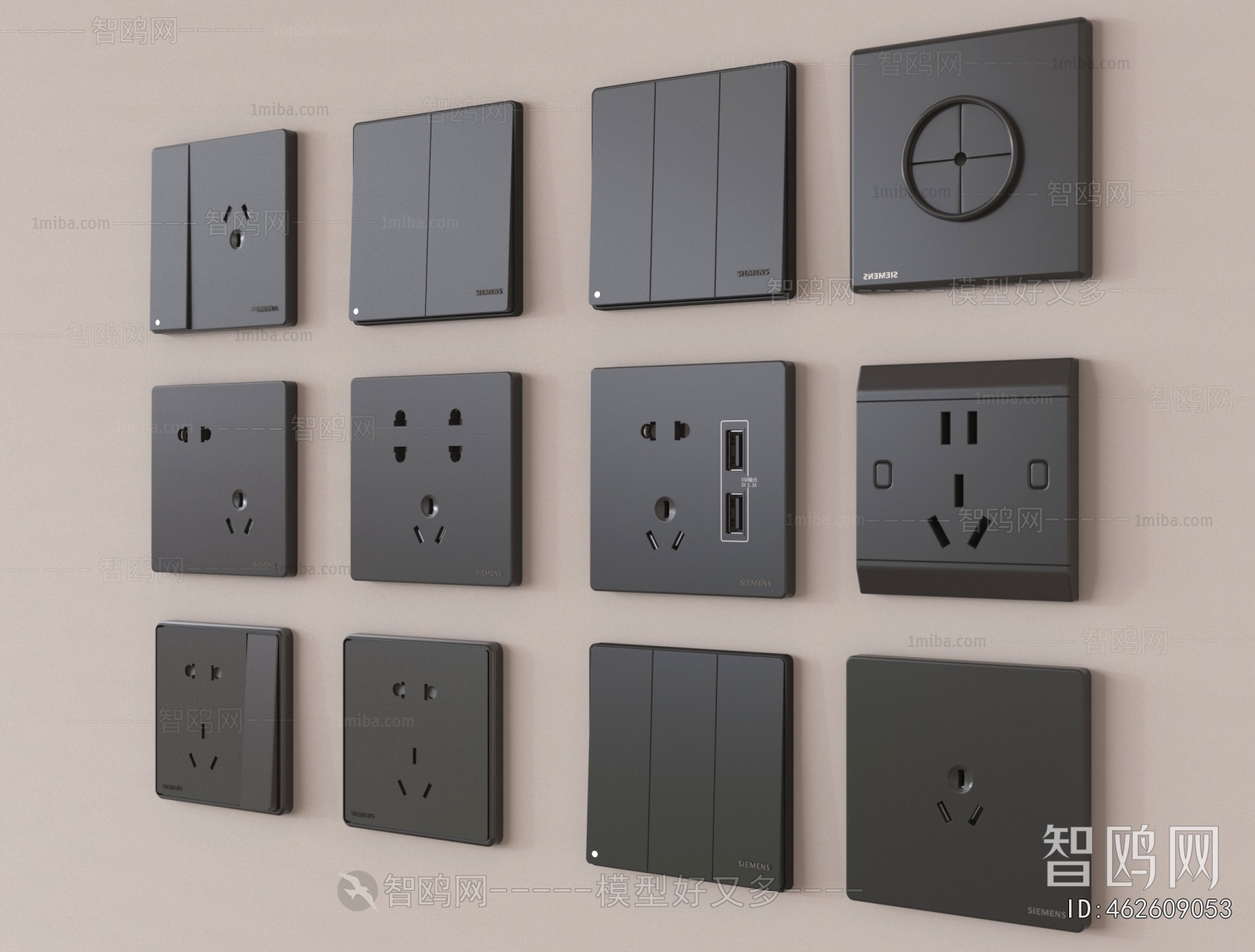 Modern Switch Socket Panel