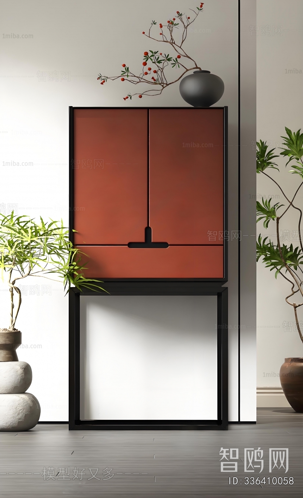 New Chinese Style Decorative Cabinet