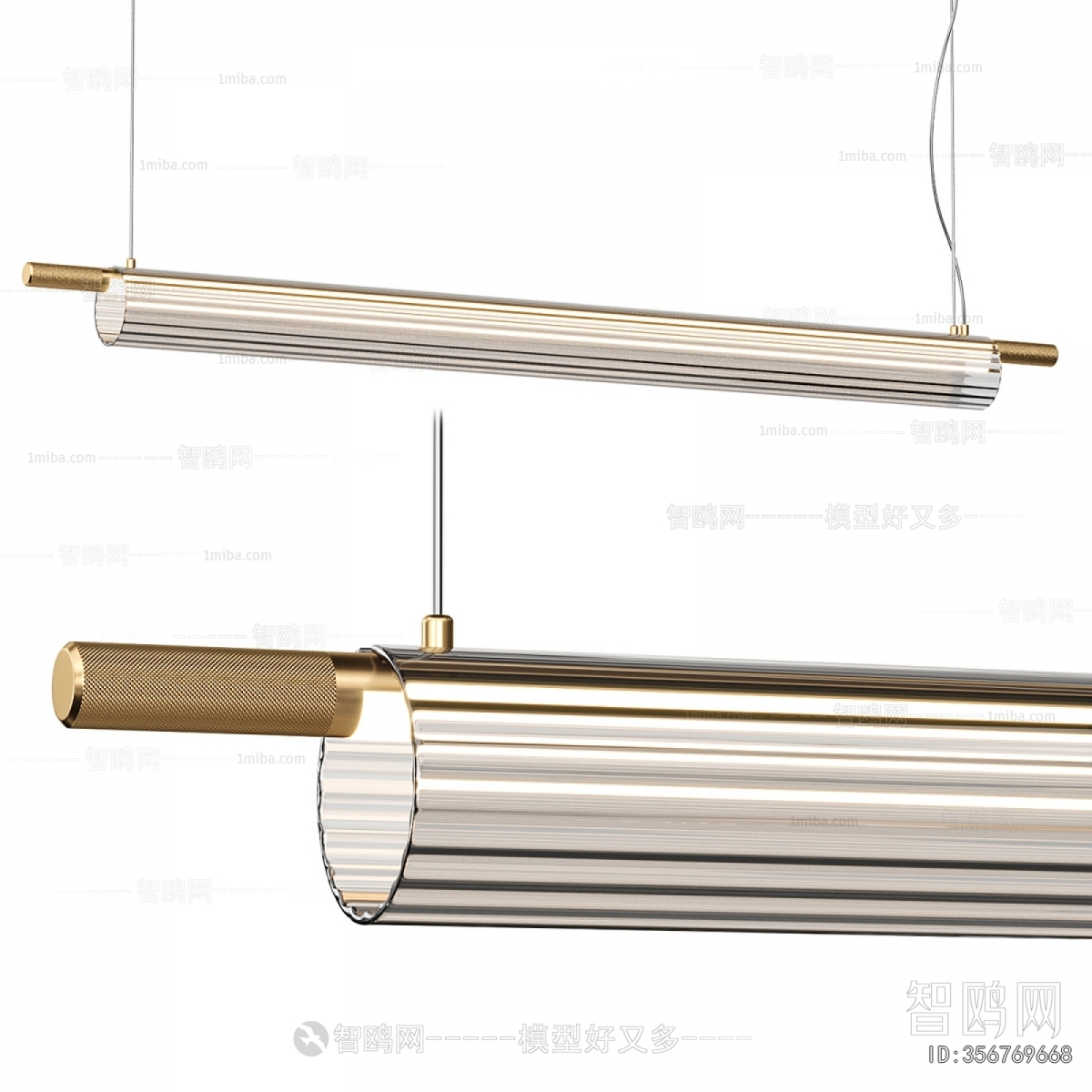 Modern Long Chandelier