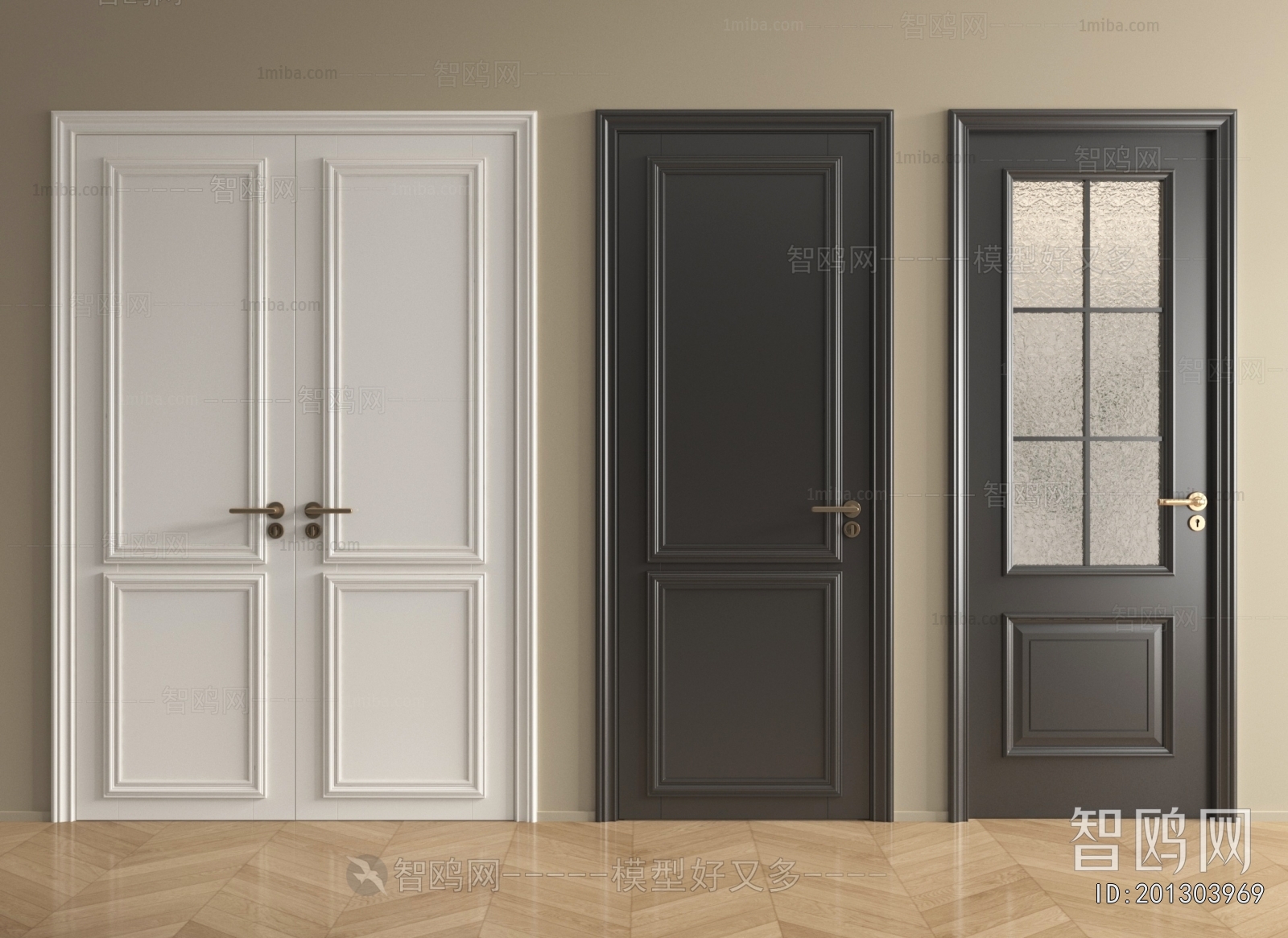 French Style Single Door