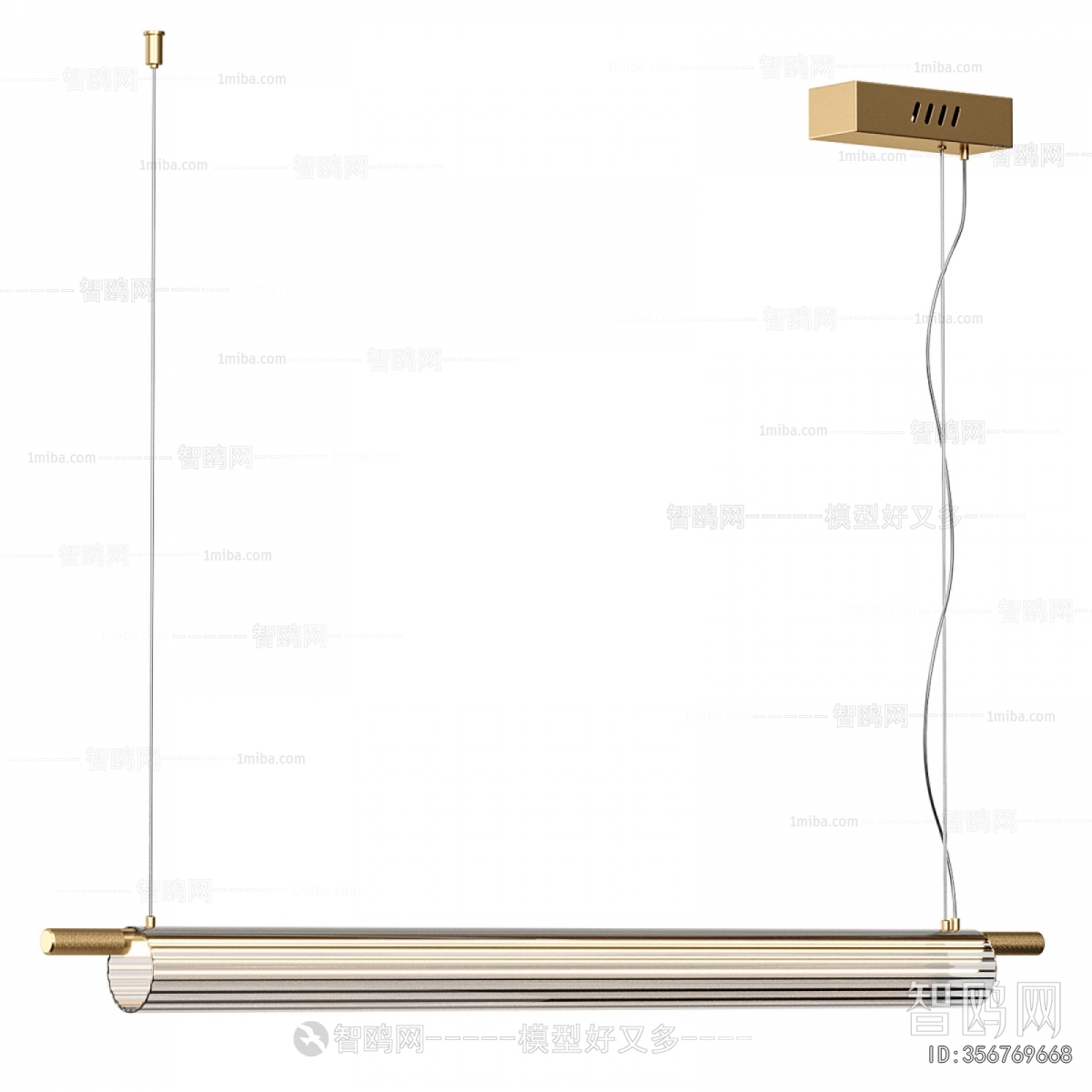 Modern Long Chandelier